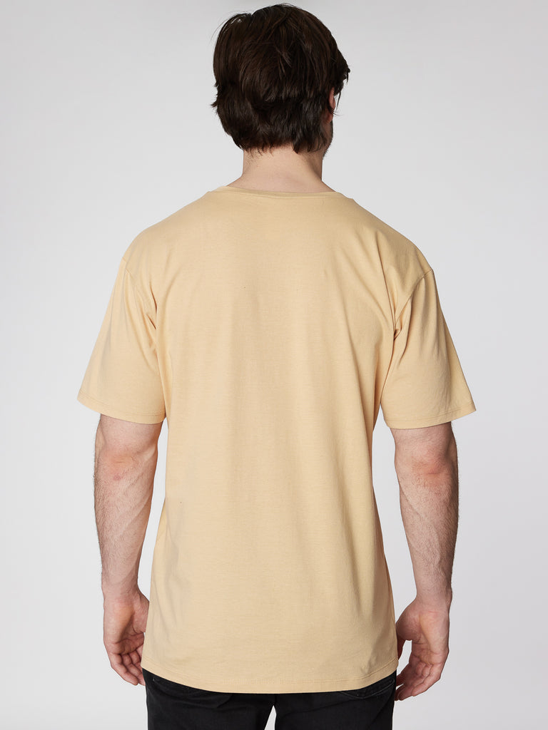 T-shirt en coton à manches courtes, col rond