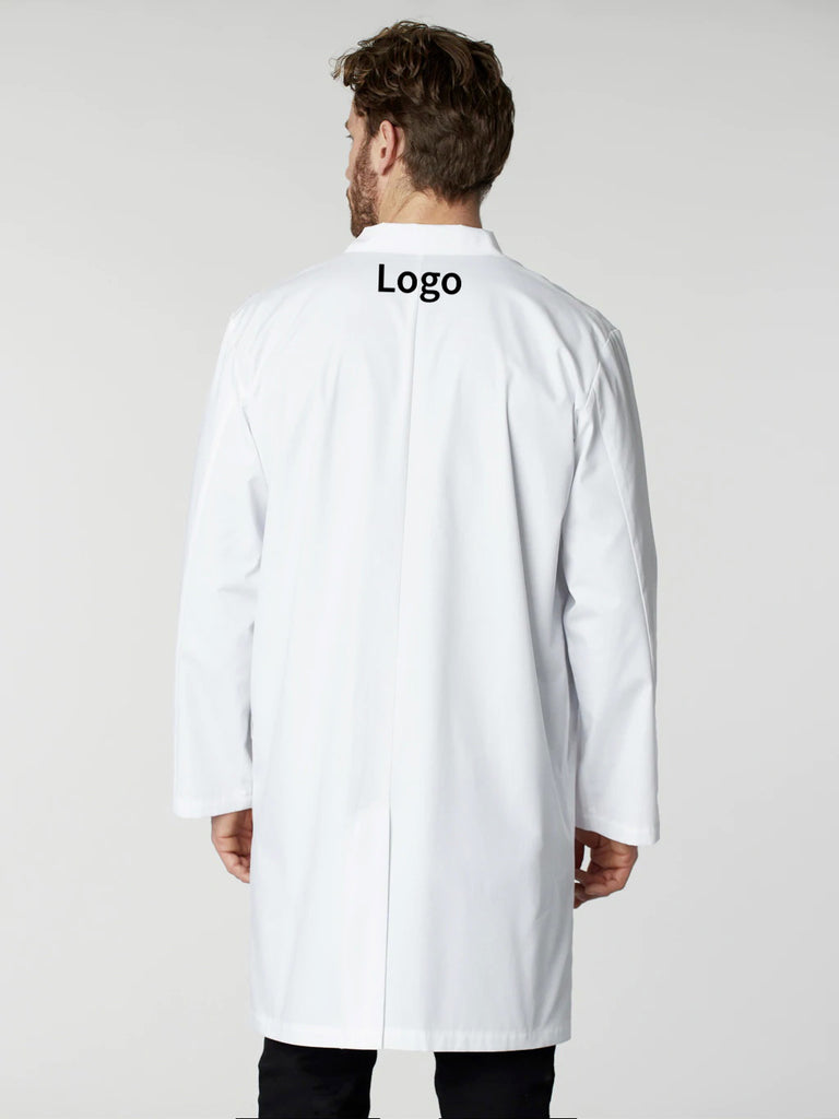 Positionnement logo blouse de laboratoire unisexe (7592647360736)