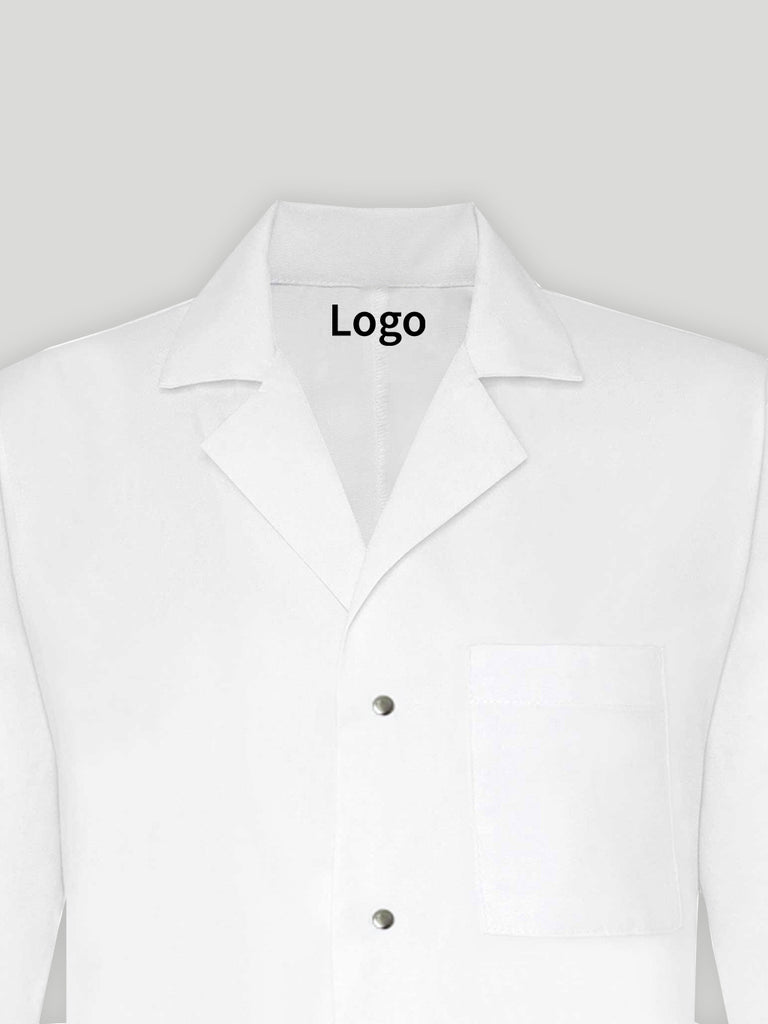 Positionnement logo blouse de laboratoire unisexe (7592647360736)